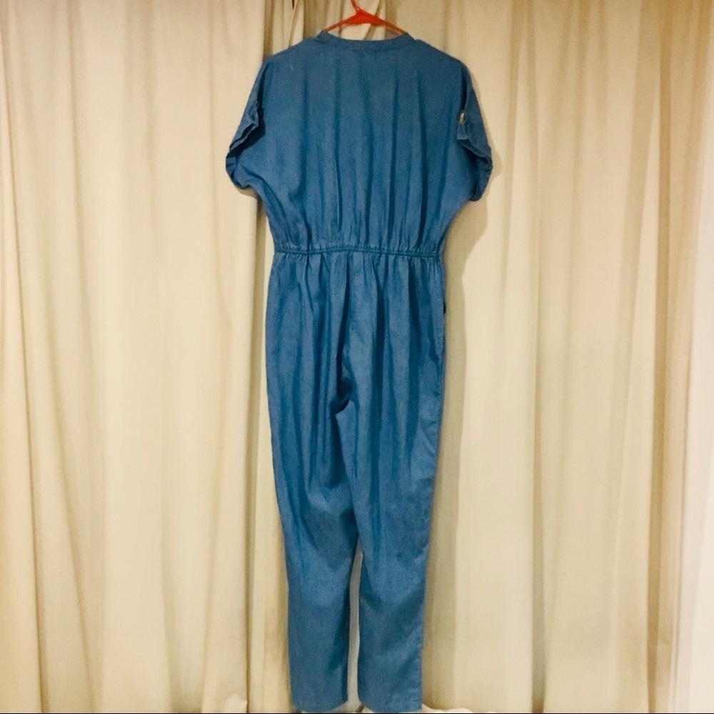 Vintage style Julia chambray jumpsuit. Size L. Excellent used condition - Picture 11 of 12